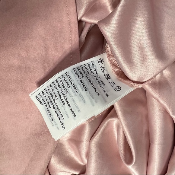 Bardot Eyelet Off The Shoulder Derby Dress in Light Pink - Picture 14 of 16